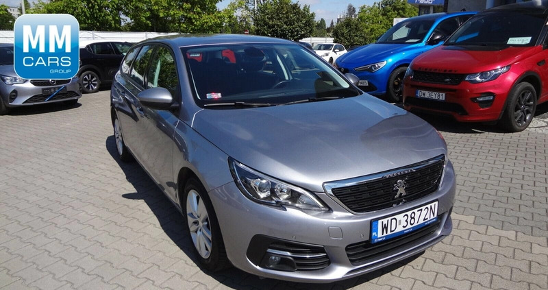 Peugeot 308 cena 46850 przebieg: 120448, rok produkcji 2020 z Wołczyn małe 191